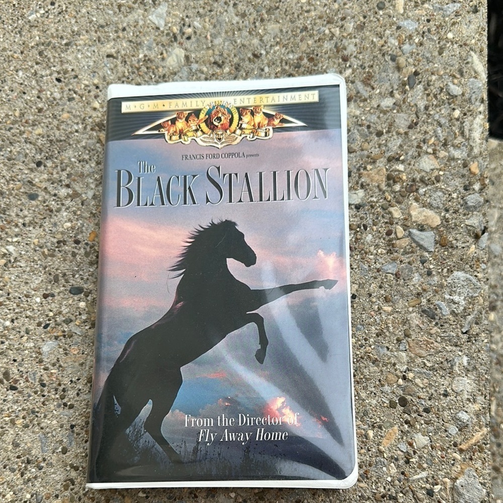 The Black Stallion VHS Tape